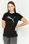 Women Sportswear Fit Short Sleeves Training Top, Black