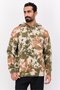 Men Sportswear Fit Brand Logo Outdoors Sweatshirts, Olive
