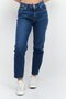 Women Regular Fit Wash High Waist Stretchable Denim, Blue