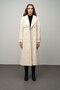 Reglan Sleeve Double-Breasted Coat with Epaulet and Cape Detail Ekru 3045 - 4