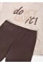 Girl Blouse Leggings Suit Brown 7753 - 4
