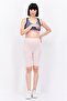 Women Brand Logo Legging Shorts, Pink - 3