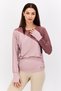 Women Sportswear Fit Long Sleeves Outdoors Top, Mauve