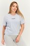 Women Sportswear Fit Short Sleeve Outdoor Top, Slate Blue