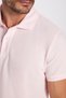 Men's Slim Fit Slim Fit 100% Cotton Pink Polo Neck T-Shirt - 3