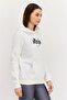 Women Sportswear Fit Long Sleeve Training Sweatshirt, White - 2
