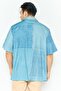 Men Regular Fit Washed Short Sleeves T-Shirt, Blue - 3