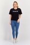 Women Sportswear Fit Long Sleeves Outdoor Top, Black - 3
