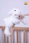 35cm Ultra Soft Plush Play and Sleep Companion - Hugging Rabbit Ecru 6021 - 3
