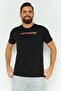 Men Sportswear Fit Short Sleeves Brand Logo Training T-Shirt, Black