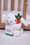 35cm Ultra Soft Plush Play and Sleep Companion - Hugging Rabbit Ecru 6021 - 5