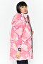 Women Embroidered Logo Hooded Jacket, Pink Combo - 3
