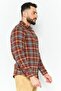 Men Regular Fit Long Sleeves Plaid Casual Shirt, Multicolor - 4