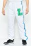 Men Relaxed Fit Brand Logo Training Pants, White