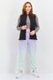 Women Sportswear Fit Plain Training Vest Jacket, Black - 4