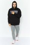 Men Sportswear Fit Long Sleeve Outdoor Hoodies, Black - 2