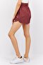 Women Sportswear Fit Training Shorts, Brown - 2