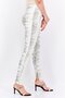 Women Pull On Snake Skin Leggings, Multicolor - 3