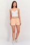 Women Sportswear Fit Outdoor Shorts, Peach - 4