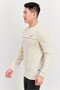 Men Sportswear Fit Long Sleeve Training Sweatshirt, Beige - 2