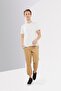 بنطال رياضي رجالي بقصّة Slim Fit، بلون البيج الداكن - 3