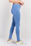 Women Sportswear Fit Pull On Training Legging, Dusty Blue - 2