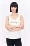 Women Sportswear Fit Sleeveless Outdoor Tank Top, Cream
