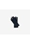 Knitted Fleece Gloves, Mottled Blue