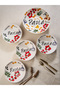 We All Love Pasta 5-Piece Serving Set - Hand Painting - 2