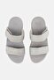 Lulu Ajustable Shimmerlux Slides - Silver - 3