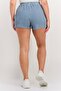 Women Sportswear Fit Training Shorts, Dusty Blue - 3