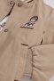 College Jacketed Embroidery Detailed Patterned Shirt Pants Combination 3-Piece Baby Boy Set - 6