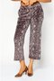 Women High Rise Allover Print Pant, Multicolor