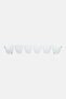 6 Pcs Bormioli Rocco Rock Bar Stackable Glasses, Transparent