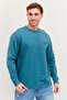 Men Crew Neck Brand Logo Long Sleeves Sweatshirt, Sage Green