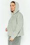 Women Sportswear Fit Long Sleeve Training Hoodie, Grey - 3