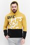 Men Sportswear Fit Long Sleeve Outdoor Hoodie, Yellow