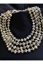 Heart Cut Enamel Baroque Pearl Necklace - 4
