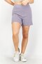 Women Knitted High Waist Shorts, Lilac