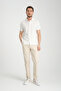Lucero Men's White 100% Cotton Non-Shrink Slim Fit Slim Polo Neck Sports Shirt - 5