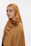 Idol Saten Janjan Shawl - Mustard