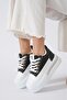 Women's Thick Sole Stone Sneakers - 4