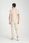 Lucero Men's Beige 100% Cotton Non-Shrink Slim Fit Slim Polo Neck Sports Shirt - 6