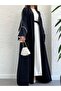 Black Ayça Abaya Set - 6