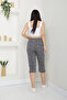 Women's Patterned Combed Cotton Capri - 4