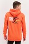 Men Sportswear Fit Outdoor Hoodies, Dark Papaya - 3