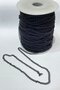 25 Meters Black Flat Metal Necklace Chain
