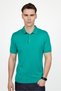 Men's Slim Fit Slim Fit Cotton Knitted Knitwear Green Polo Collar T-Shirt