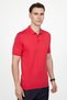 Men's Slim Fit Slim Fit Cotton Knitted Knitwear Pink Polo Collar T-Shirt - 3