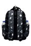Girls' Backpack Primary School Bag with Black Color Character Pattern Foil Feeding and Pen Holder / 825 - 8